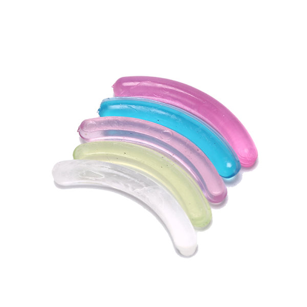 10 st Ersättnings ögonfransböjare refill gummikuddar smink curl Grön