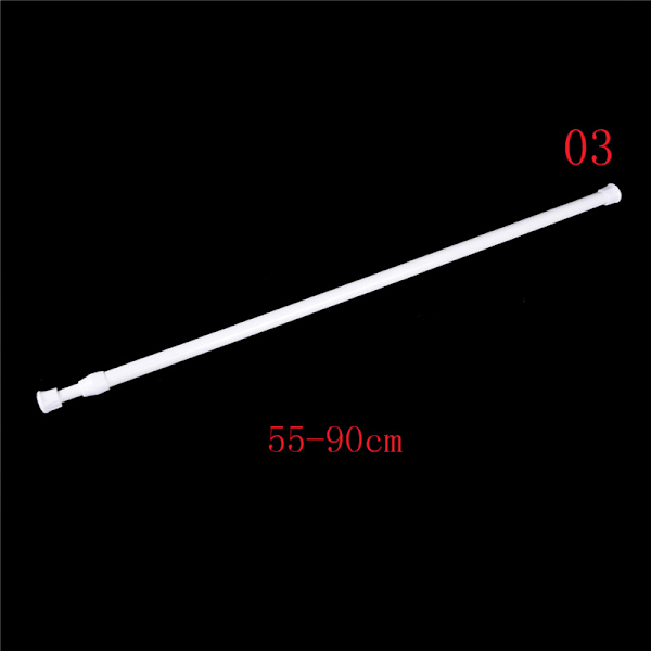 Justerbar gardinstång i metall 40-70CM 55-90CM