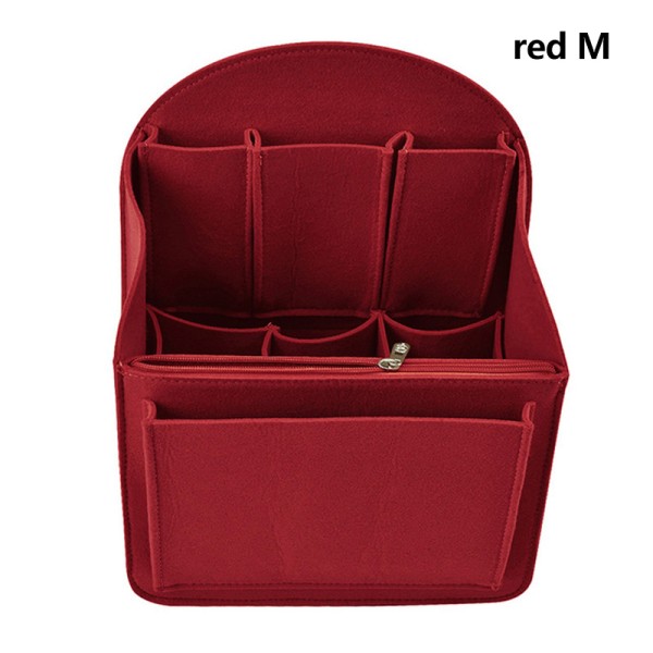 Ryggsäcksinsatsväskor Innerförvaringsväska Stor kapacitet Resor Eller Red L Red L