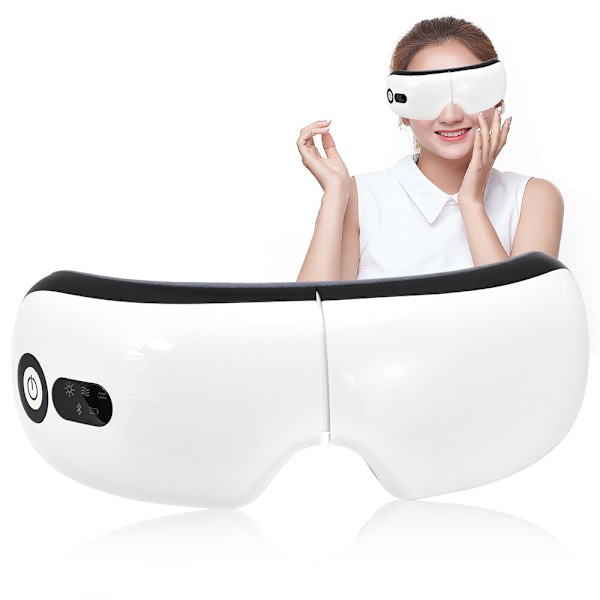 Intelligent vibrationsögonmassager rosa white