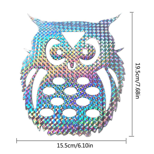 10 st Trädgårdshängande Uggla Fågelskrämma Skrämma Fågelmedel