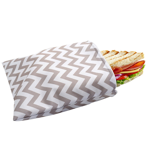 3:a Återanvändbar påse Vattentät brödpåse för smörgåspåse Fjädermönster Cake pattern