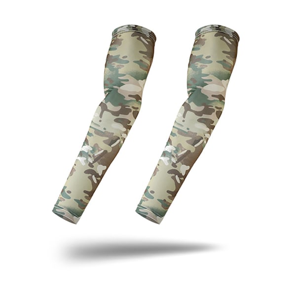 2:a Taktisk Kamouflage Sport Arm Sleeve Cykelarm A E