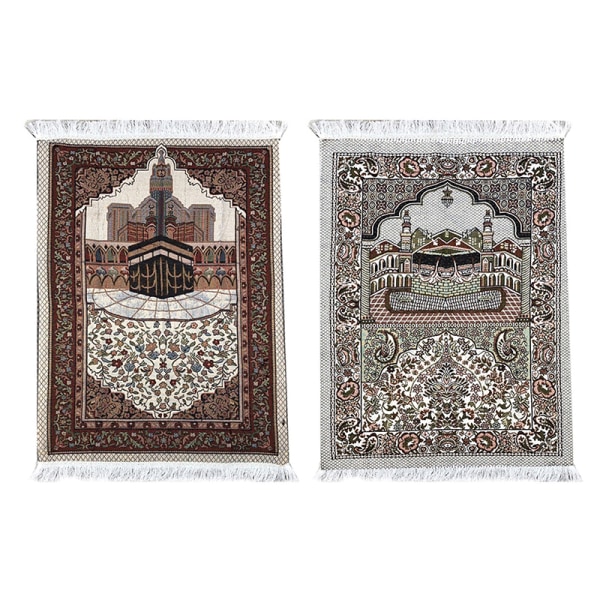 Muslimsk bönematta för islam flätade mattor vintage Eid A B