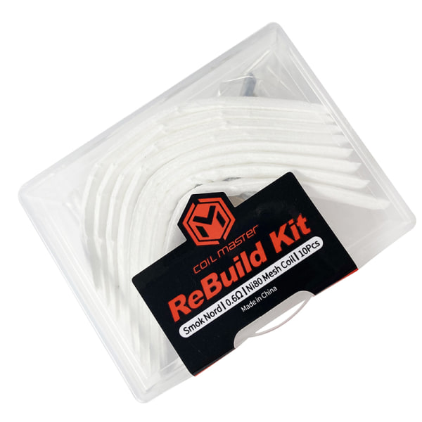 Manuell DIY Rebuild Kit för Smok Nord Ni80 0.6ohm Mesh Coil Repl 1set