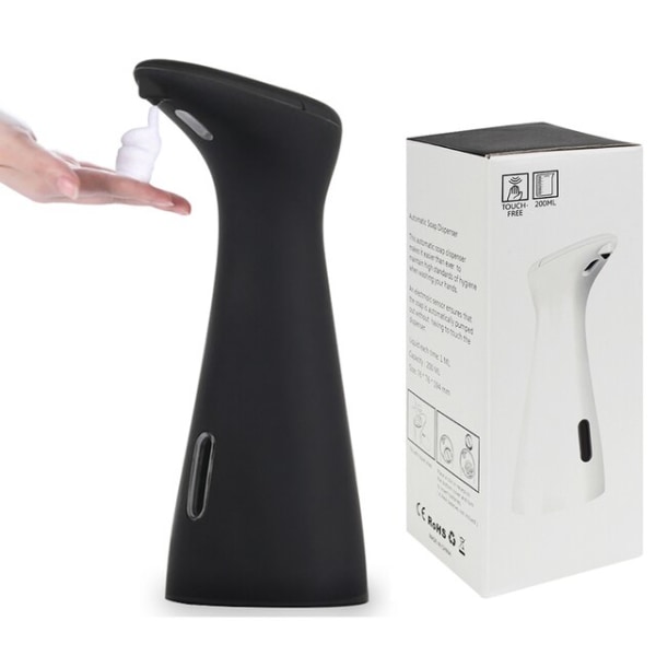 Automatisk tvålautomat Kontaktlös sensor Smart Sensing Foam vit 70*94*188mm black