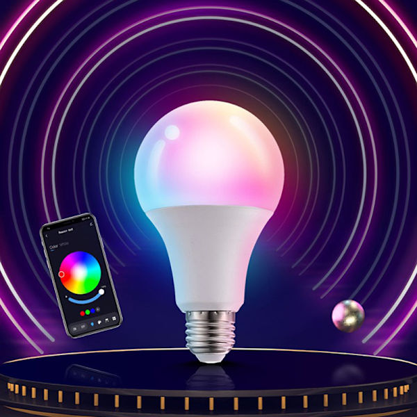 15W Smart Glödlampa med Bluetooth-kontroll Vit onesize