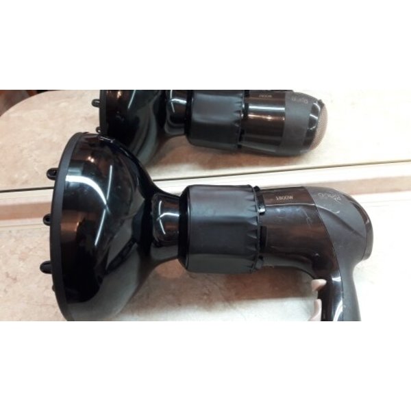 4,2-5,8 cm lockigt hår diffusor big wave verktyg vit black