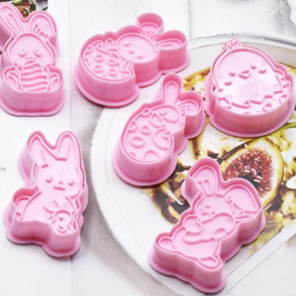 6 st Kakstämpel Kexformar Molds Kex Kakafondant Lucky cat koi cat