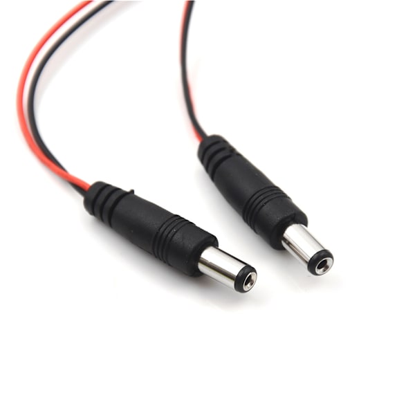 10 st Experimentell 9V batteri Snap power till DC Clip Hane One Size