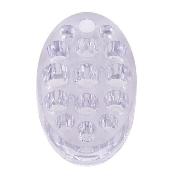 Akryl cirkulär oval plastfärg ram broderi bas