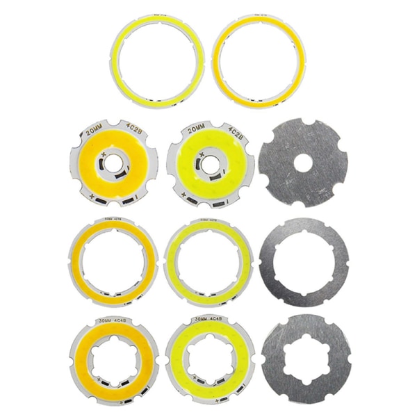 LED COB-form 12V DC 20mm-120mm COB-ring för gör-det-själv-lampa 120mm 3000K 80mm 3000K