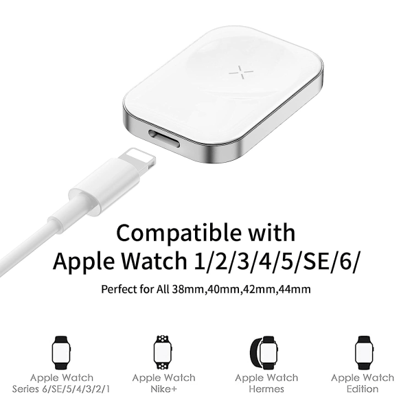 Uppgradera Ultra-Compact iWatch Charger Dock för Apple Watch