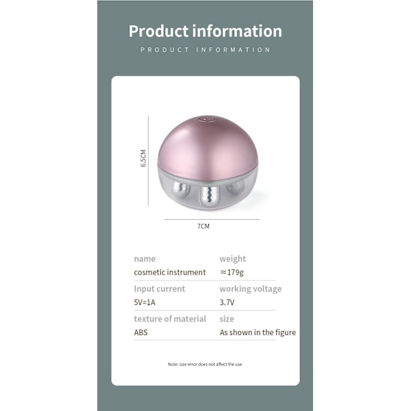 3D Roller Micro-Current Wrinkle Removal Massager 1st