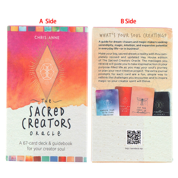 Sacred Creators Oracle Tarot Card Prophecy Divination Deck en one size