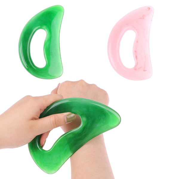 Large Gua Sha Massage Tool Lymfdränage Massager Muscle S Pink Green