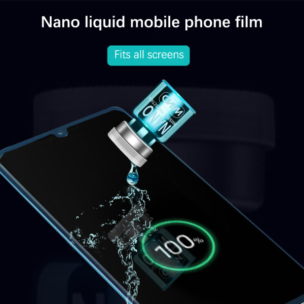 1 Box Nano Liquid Protector Flytande Mobiltelefon Film