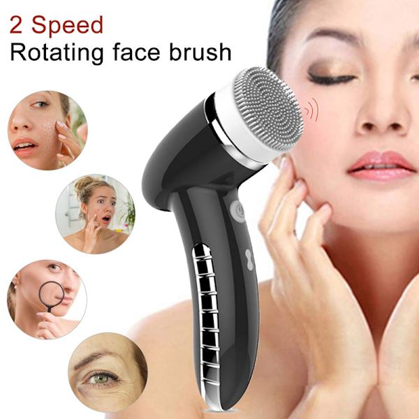 Massageborsteverktyg vit black