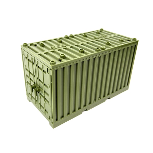 Base Container Blocks MOC Building Blocks Toy Brown Green