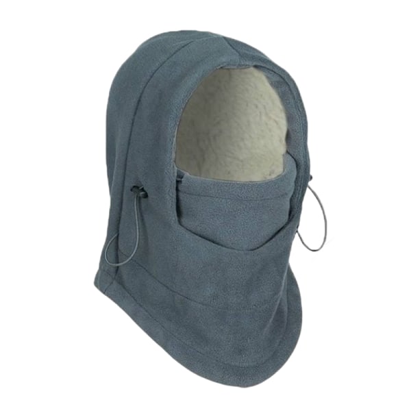 Vintermask Utomhusridning vindtät fleecehuva Förtjockad varm Royal blue