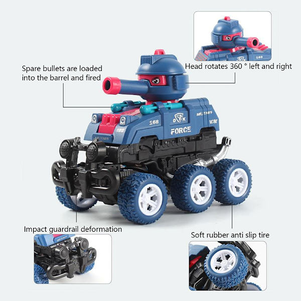 1st Tankbilleksak Rescue Bots Deformation Billeksak Mörkblå