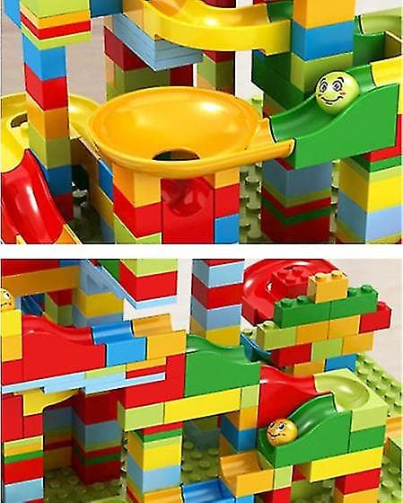 330 st Marble Run Set Building Blocks perfekt stamleksak