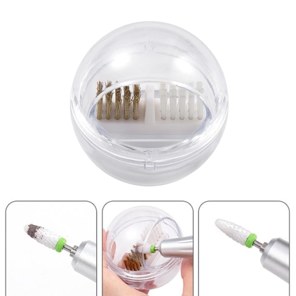 Nagelborrborste Plast- och koppartrådsrengöringsborstar