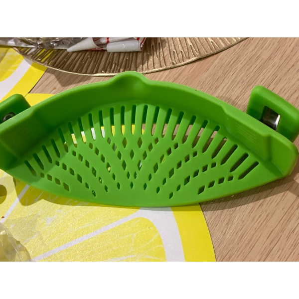 Kök Silikon Sil Clip Rack svart green