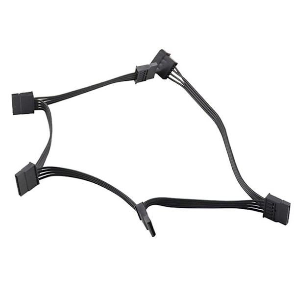 SATA 15Pin hårddisk Power Splitterkabel sladd sata till 5 sata