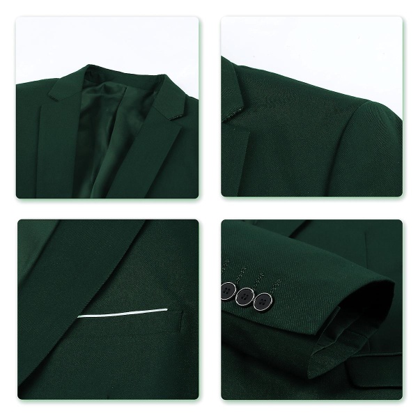 Allthemen Herr Business Suit Jacka Enfärgad Slim sportjacka med en knapp  Burgundy XL cf1d | Burgundy | XL | Fyndiq