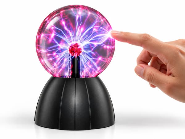 Plasmalampa 12,5 cm USB – Plasma Globe med Färgglada Ljuseffekter