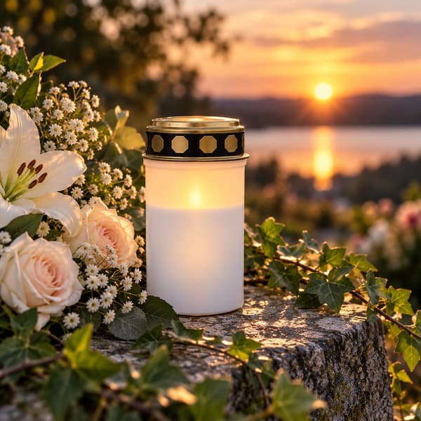 Gravljus LED – Batteridrivet Gravljus med Lång Brinntid, 4320 Timmar / 180 Dagar