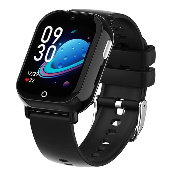 4G GPS+LBS+WIFI Smartklocka Stegräknare mm för barn. Sim-kort Medföljer Blå