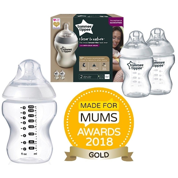 Tommee Tippee -  2 st x 260ml Nappflaskor Set