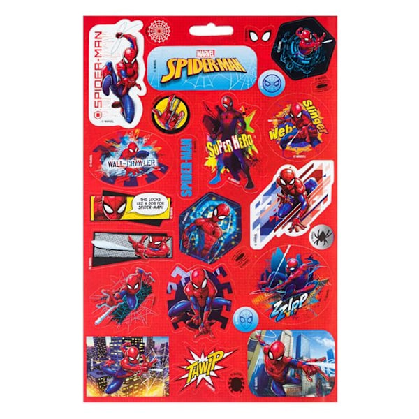 200st Spiderman Sticke . 4 Ark