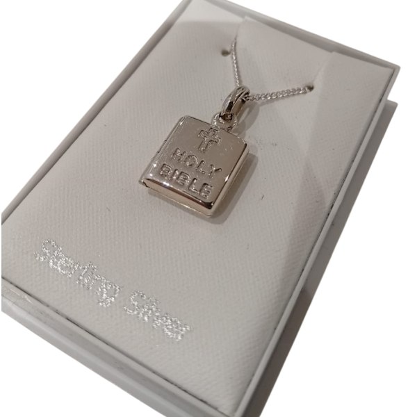 Berlock Holy Bible Halsband i äkta silver