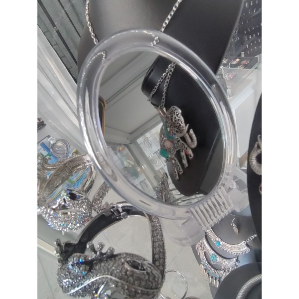 Dubbelsidig Sminkspegel / Bordsspegel med fot - spegel Silverglas