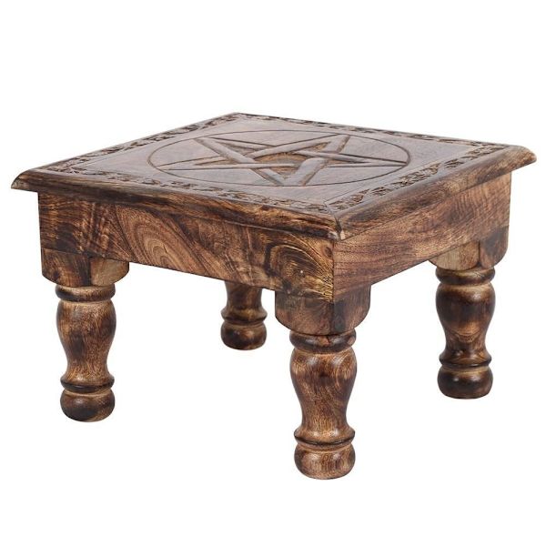 Trippel Måne Altar Bord i Mango Trä