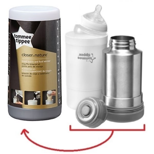 Tommee Tippee Termos Matvärmare och Flaskvärmare Rustfrit stål, Hvid