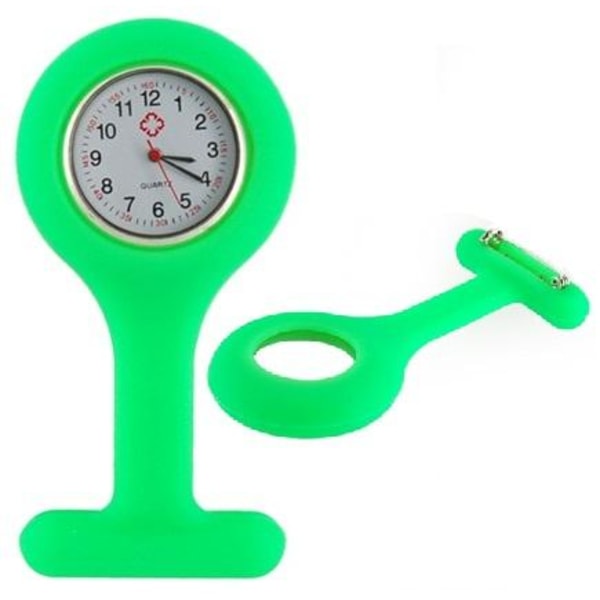 Sjuksköterskeklocka Vårdklocka Vård-ur . 15 Olika färger Light green