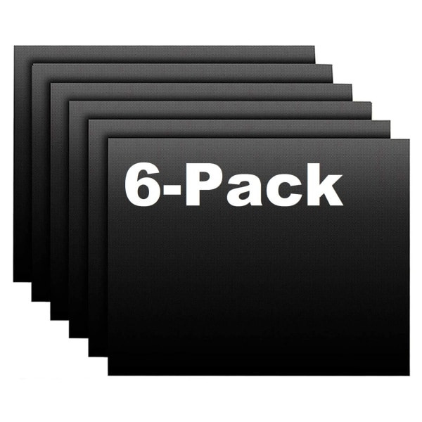 6-Pack Grillmatta Ugnsmatta & Bakningsmatta - Non Stick