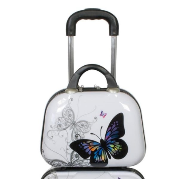 Butterfly Beauty bag med skulderstropp. Tilpasset håndbagasje