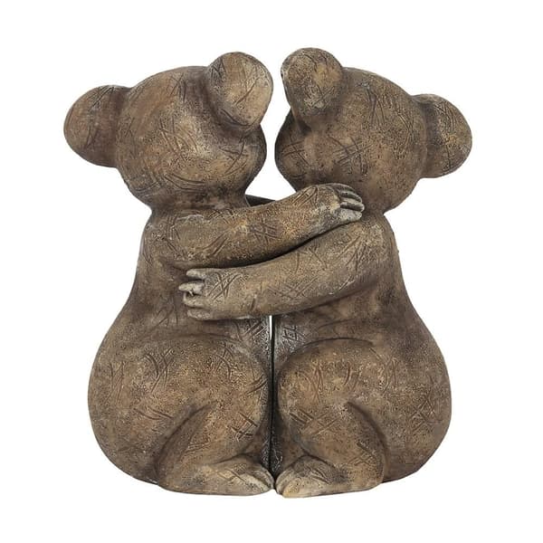 Koala Par Prydnad placeras ihop eller separat Brown
