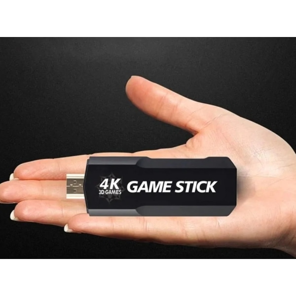 Trådløse 4K HD TV-spill med HDMI Stick-tilkobling eller 30000 spill 64GB