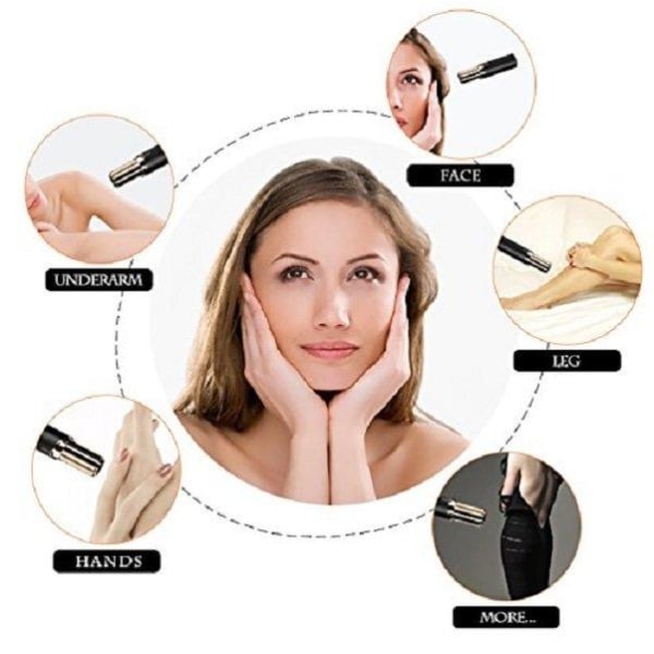 Oppladbar Hårfjerner - Effektiv hårfjerning i ansiktet