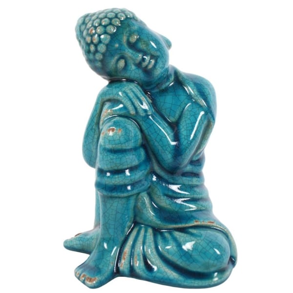 Keramisk siddende Buddha