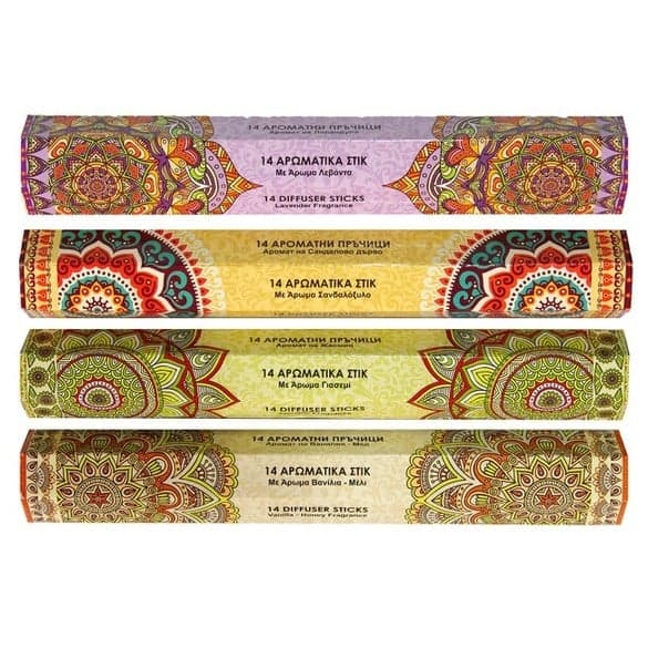 Exklusiv  4-Pack Rökelsestickor , Total 52st