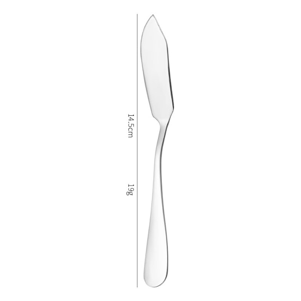 4 Pack Smörknivar i Rostfritt Silverglas . Smörkniv