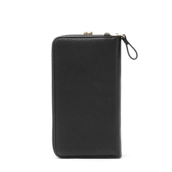 Mobiltaske Pung Kortholder Taske med skulderrem. 10 farver Black
