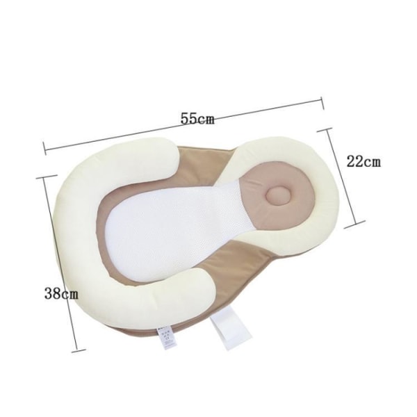 Babynest Giver perfekt ryg- og benstøtte til din baby. Brown